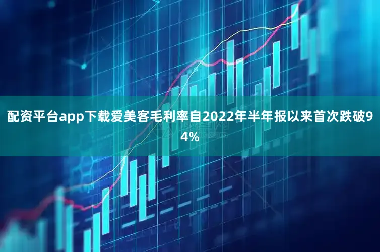 配资平台app下载爱美客毛利率自2022年半年报以来首次跌破94%